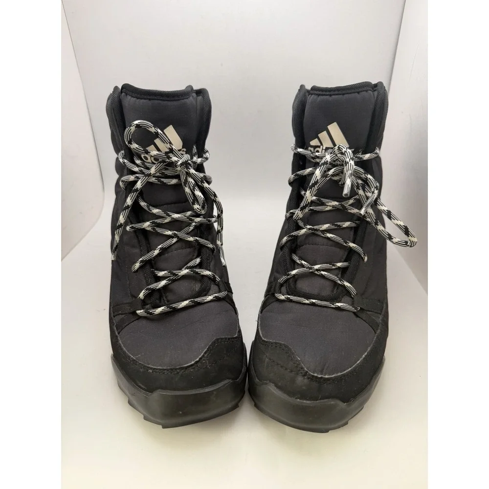 Adidas Choleah Padded Women's Size 7 Black White Winter Boots ART BB3966 Snow‎